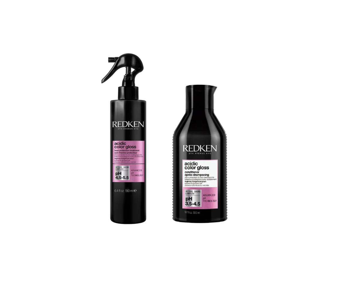 Kit Condicionador + Spray Redken Acidic Color Gloss