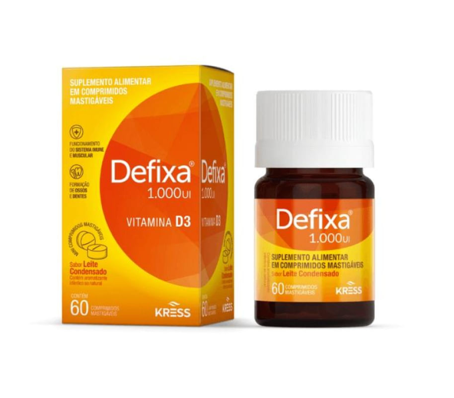Defixa 1.000ui Vitamina D3 Kress 60cpr - Época Cosméticos