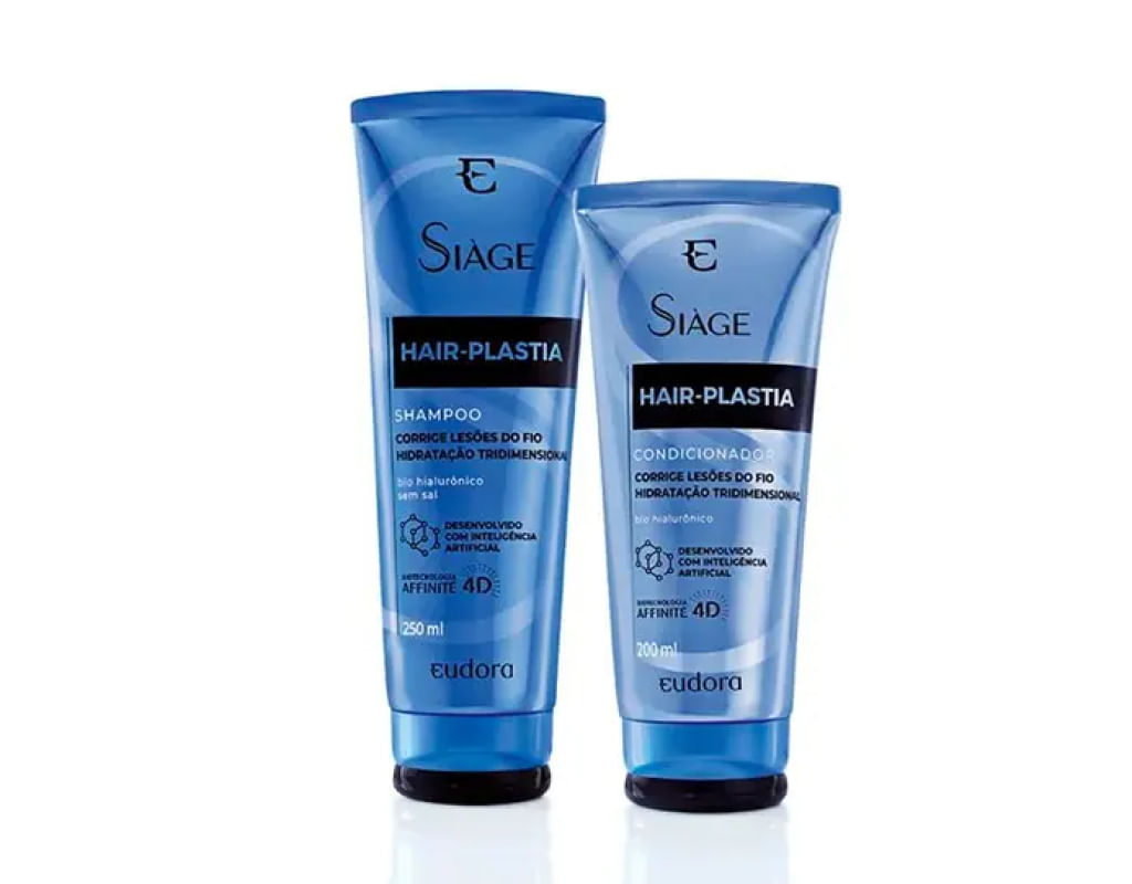 Kit Shampoo 250ml + Condicionador 125ml Siàge Hair Plastia