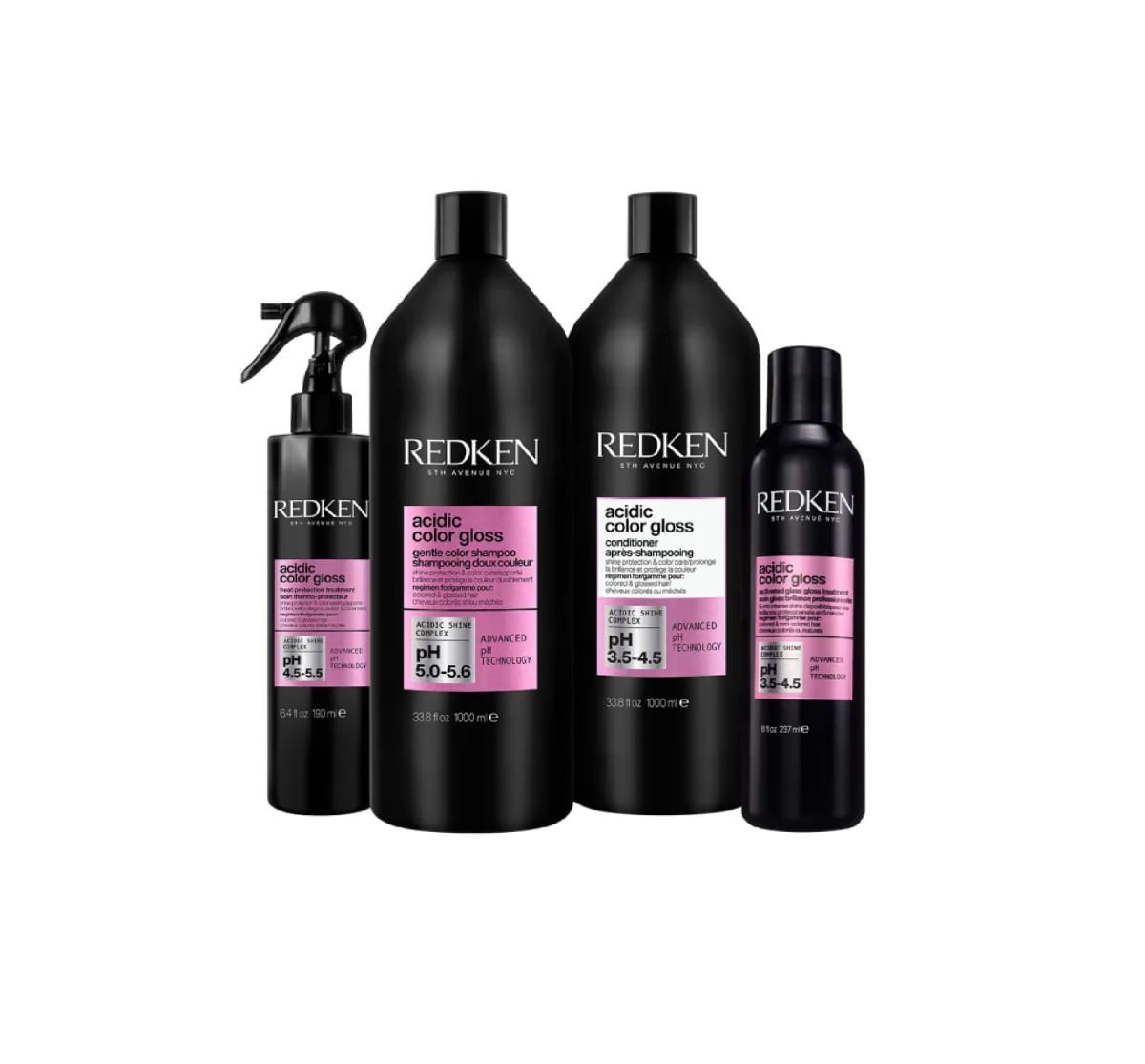 Kit Redken Acidic Color Gloss (4 produtos)