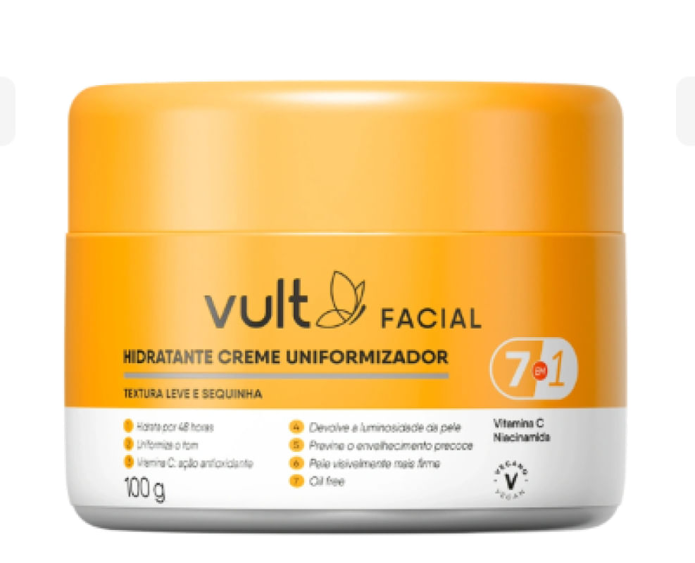 Creme Uniformizador 7 em 1 de Vult - 100g