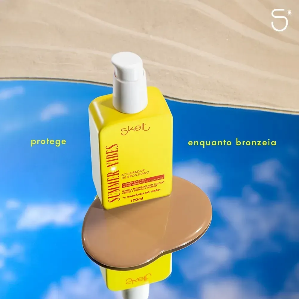 Acelerador De Bronzeado Skelt Summer Vibes - Época Cosméticos