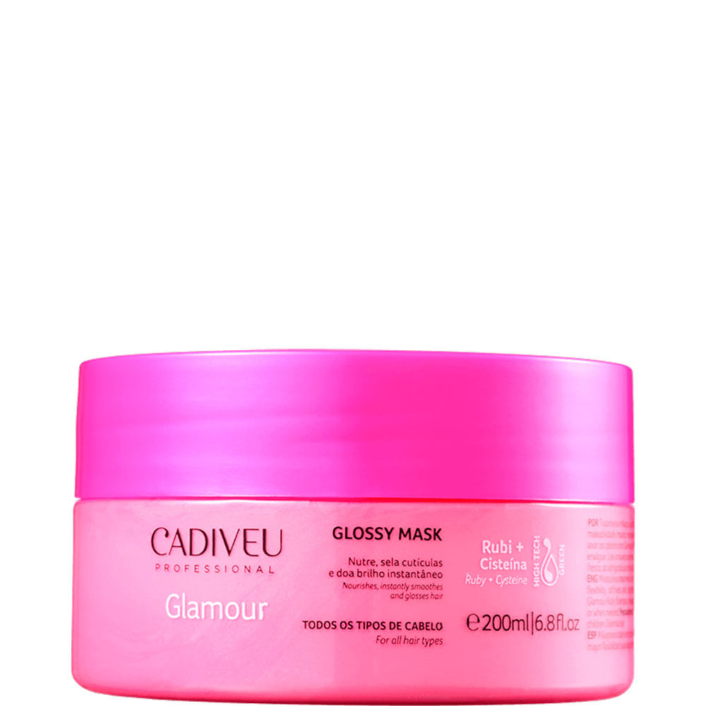 Cadiveu Professional Glamour - Máscara Rubi Glossy 200ml