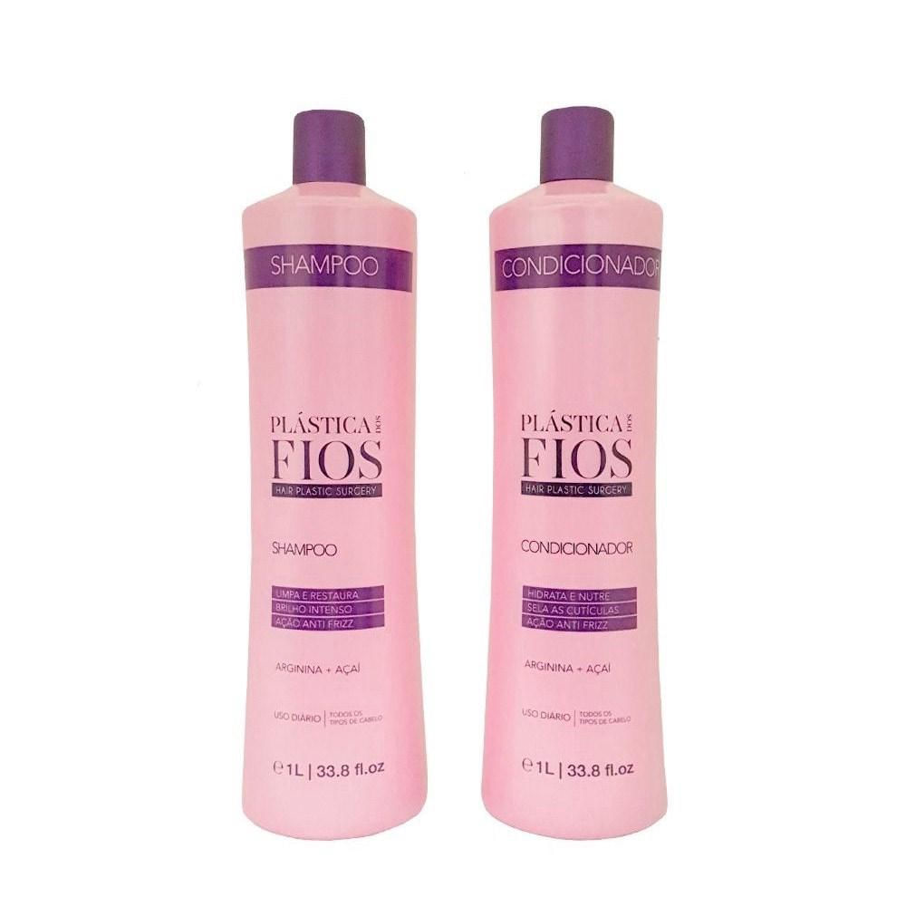 Cadiveu Plástica Dos Fios Shampoo + Condicionador (2 x 1litro)