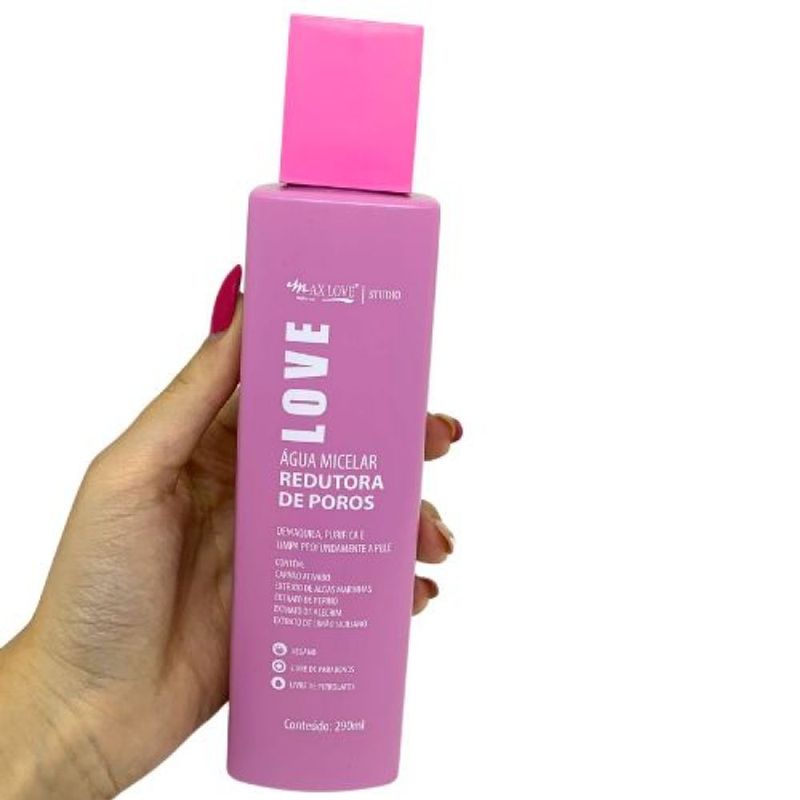 Água Micelar Max Love - Redutor de Poros - Época Cosméticos