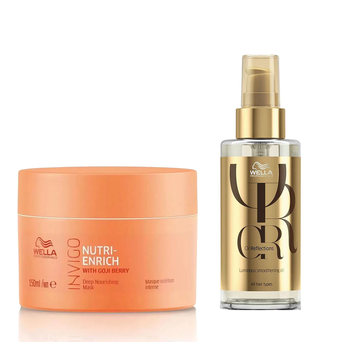 Kit  Máscara Nutri-Enrich 150ml e Oil Reflections 100ml