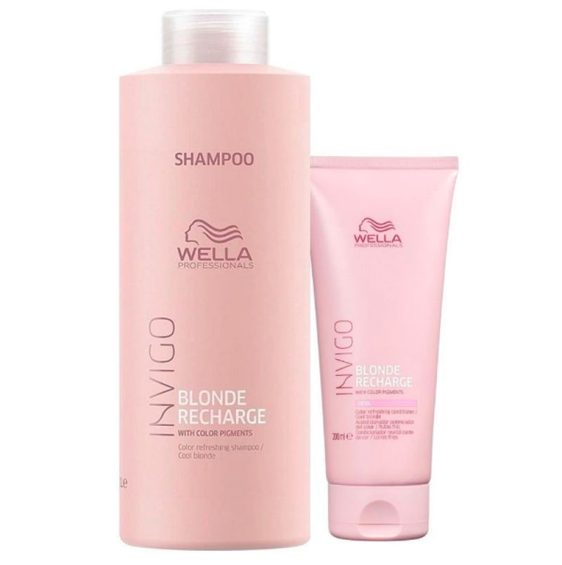 Kit Invigo Blonde Recharge Shampoo e Condicionador - Wella