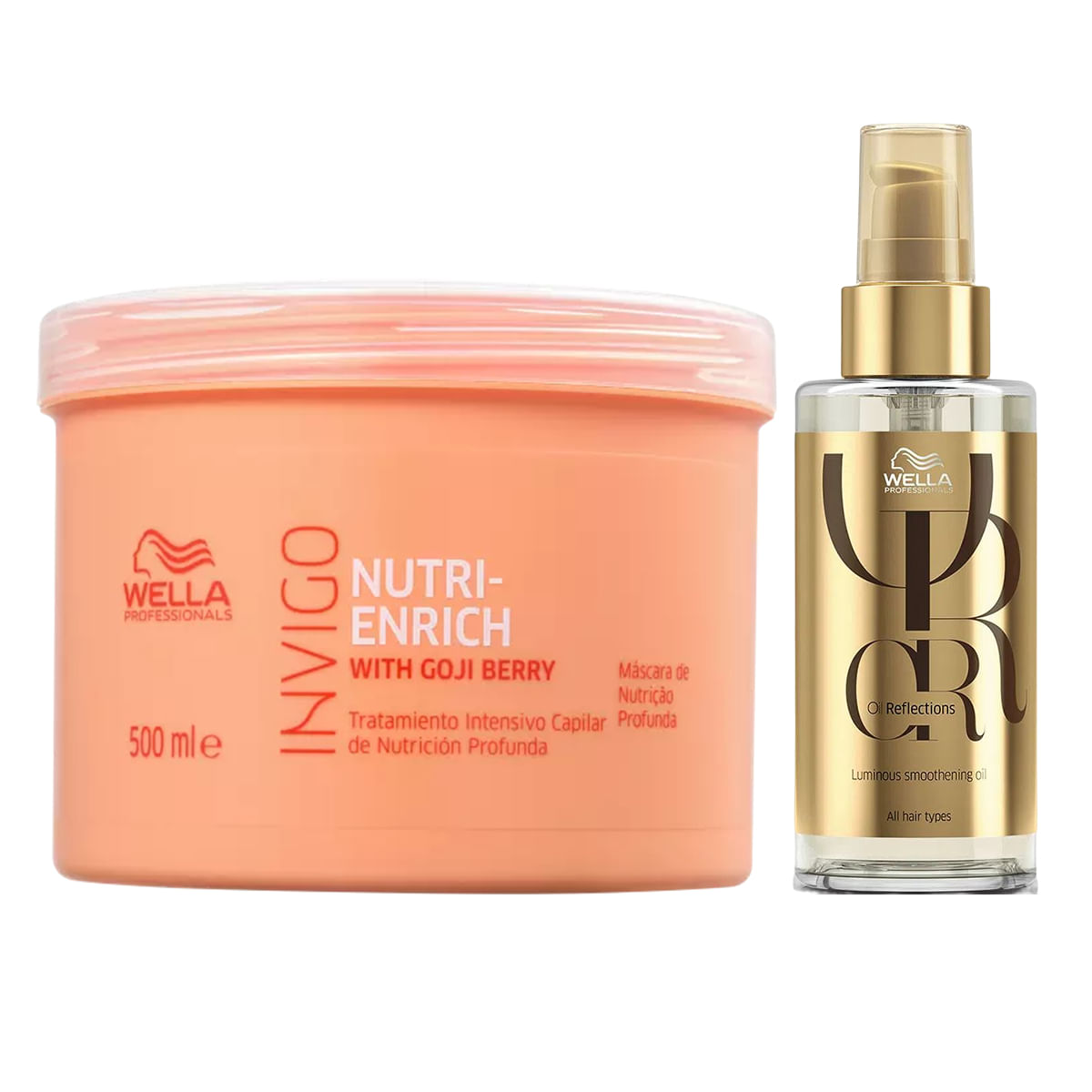 Kit Enrich Máscara 500ml e Oil Reflections 100ml