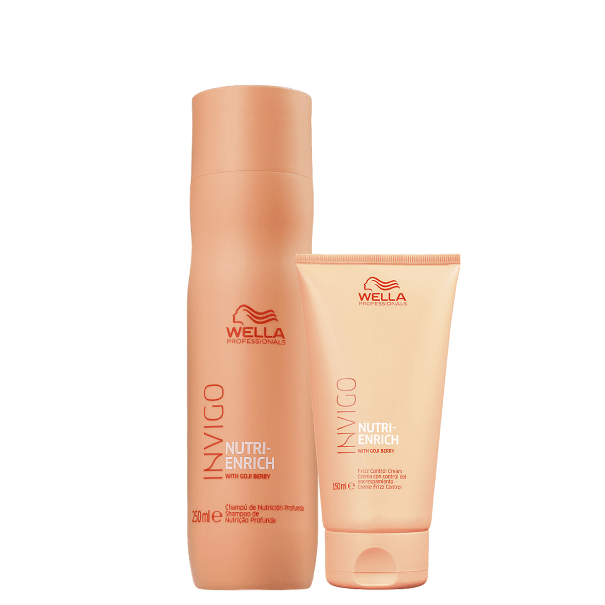 Kit Nutri Enrich Shampoo & Leave-in Frizz Control - Wella