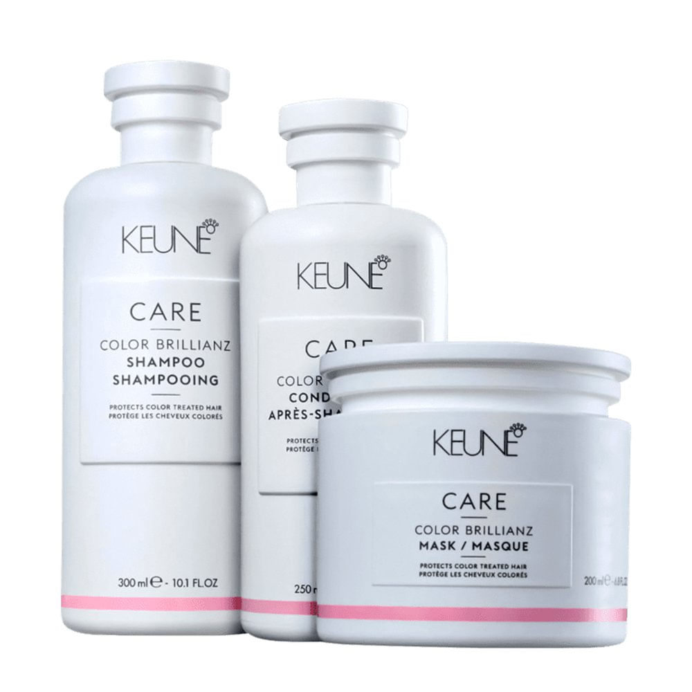 Kit Keune Shampoo Color Brillianz + Condicionador Color Brillianz + Máscara Color Brillianz
