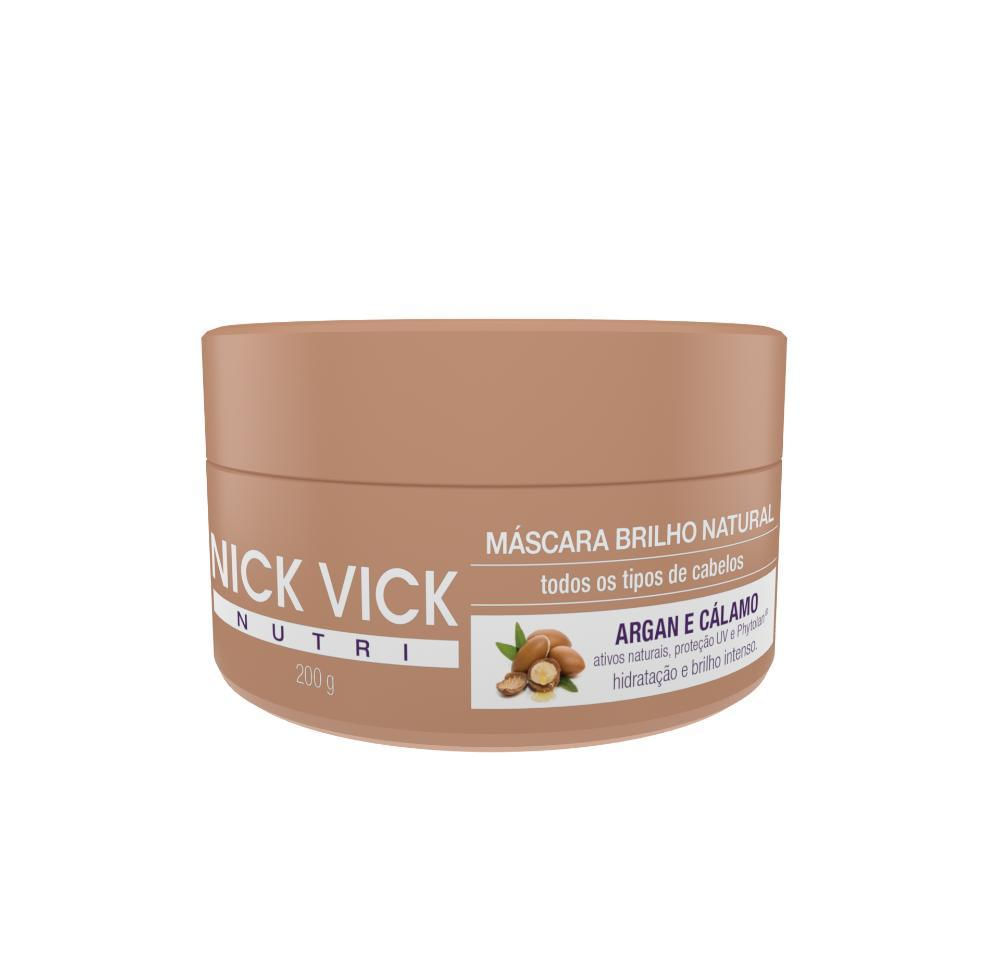 Máscara Brilho Natural Nick Vick Nutri 200g