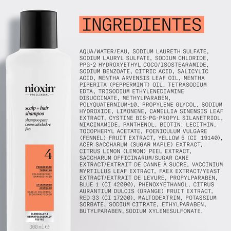 Shampoo-Nioxin-para-Cabelo-Colorido,-Seco,-Danificado-com-Afinamento-Avançado-Sistema-4-300ml-300-ml--8