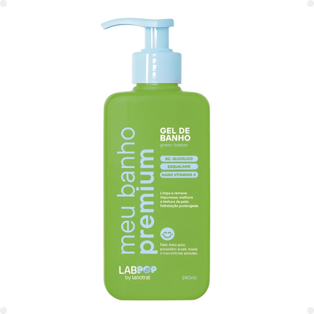 Gel de Banho LabPop by Labotrat Meu Banho Premium Green Breeze 240ml