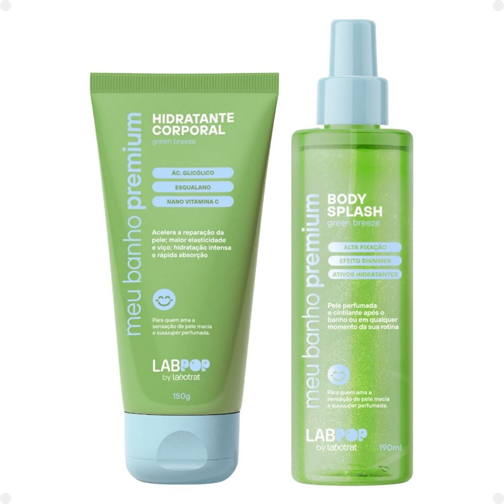 Kit LabPop by Labotrat Green Breeze: Hidratante Corporal e Body