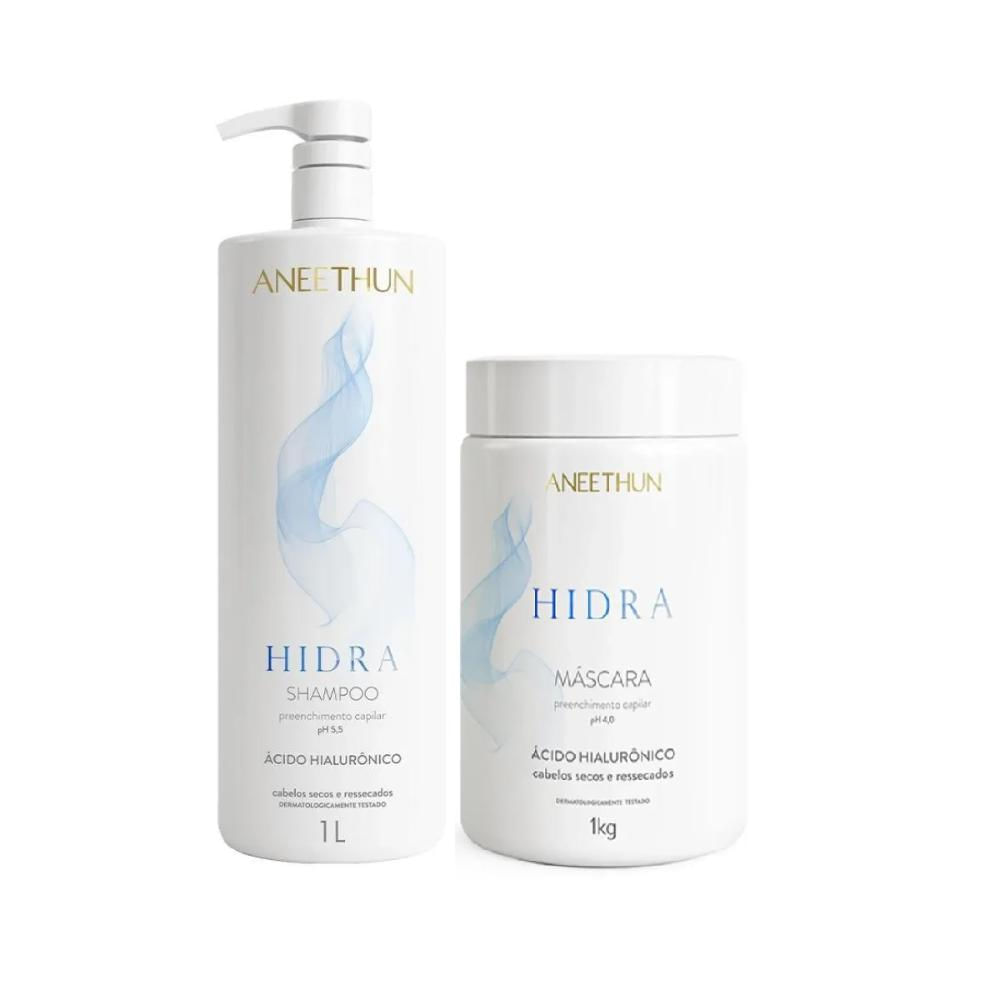 Kit Aneethun Hidra - Shampoo 1L + Máscara 1kg