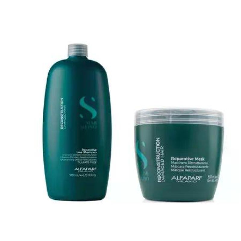 Kit Reconstruction Shampoo 1l e Mascara 500ml Alfaparf 129767