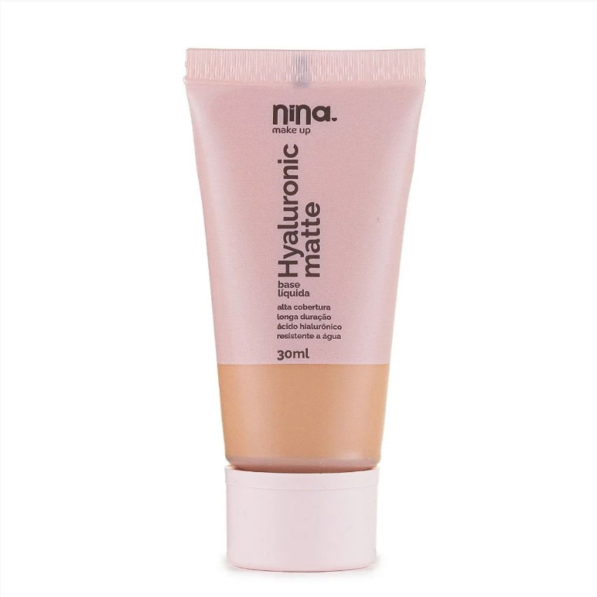 Nina Makeup Hyaluronic Matte 4 - Base Líquida 30ml