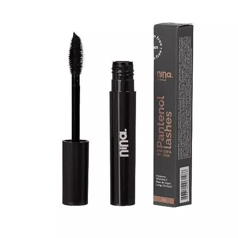 Nina Makeup Pantenol Lashes Volume - Máscara de Cílios 6g