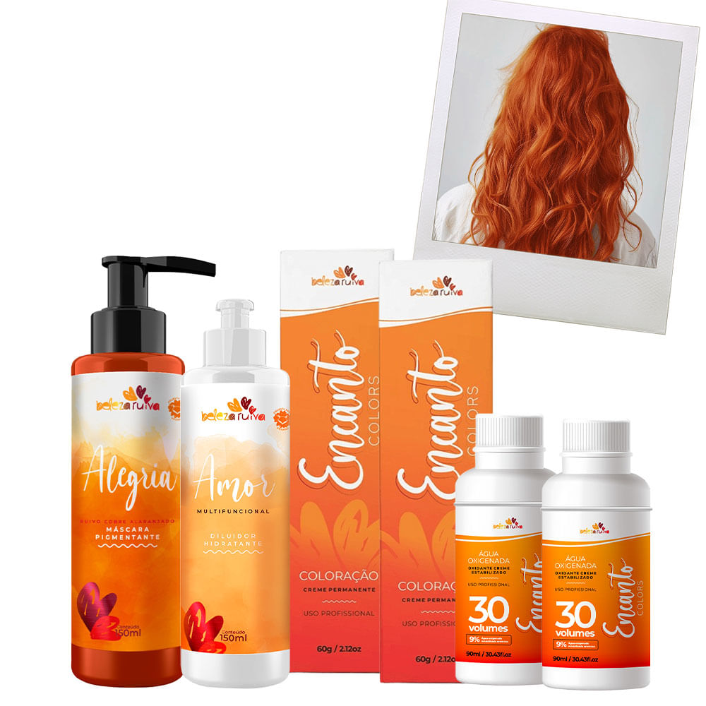 Kit Beleza Ruiva Encanto 9.40 - Alegria
