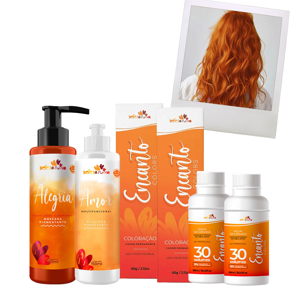 Kit Beleza Ruiva Encanto 9.34