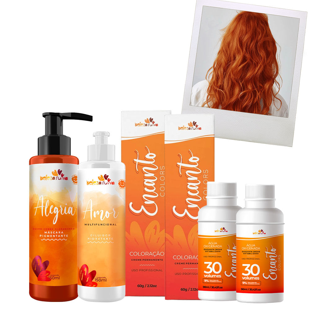 Kit Beleza Ruiva Encanto 9.44 - Alegria