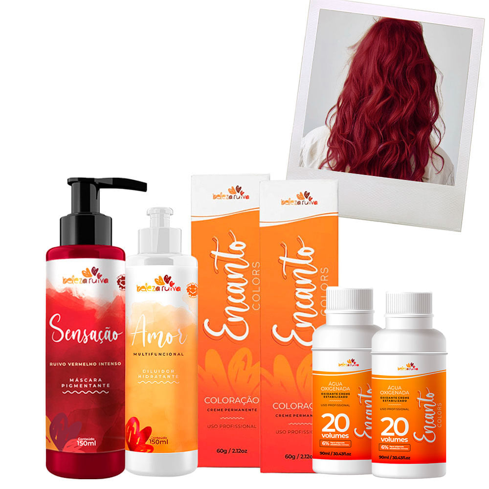 enoi Vcut Rectangle 2.7×4 4色セット Kit Beleza Ruiva Encanto 7.4 - Sensação - Época Cosméticos