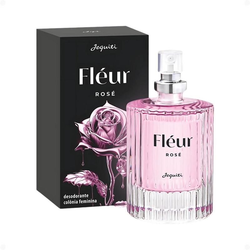 Desodorante Colônia Feminina Jequiti Fléur Rosé 25ml - Época