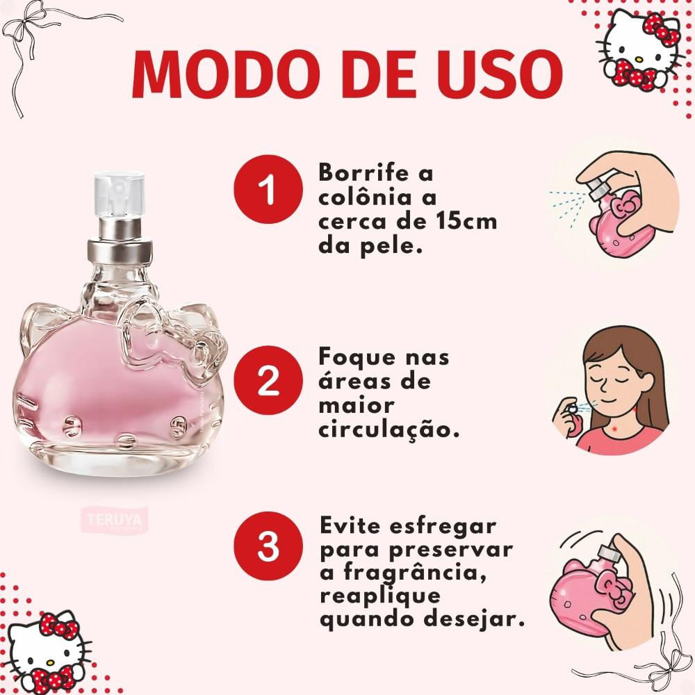 Desodorante Colônia Jequiti Teen Hello Kitty Estilosa 25ml - Época