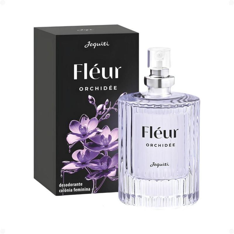Desodorante Colônia Feminina Jequiti Fléur Orchidée 25ml - Época
