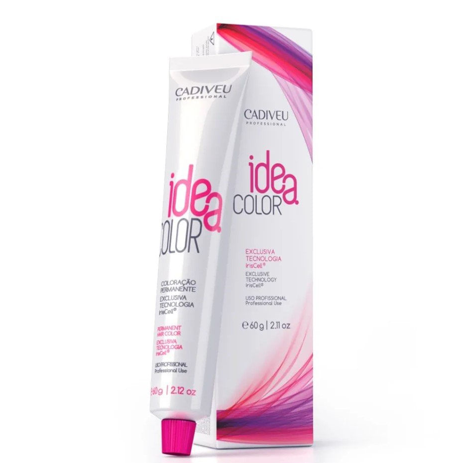 Cadiveu Professional Idea Color 7.31 Louro Medio Douraco Acinzentado  - Coloração Permanente 60g