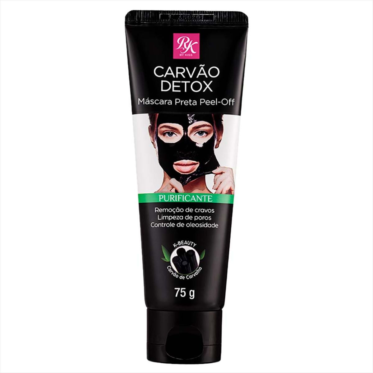 Ruby Kisses Máscara Preta Carvão Peel Off 75g