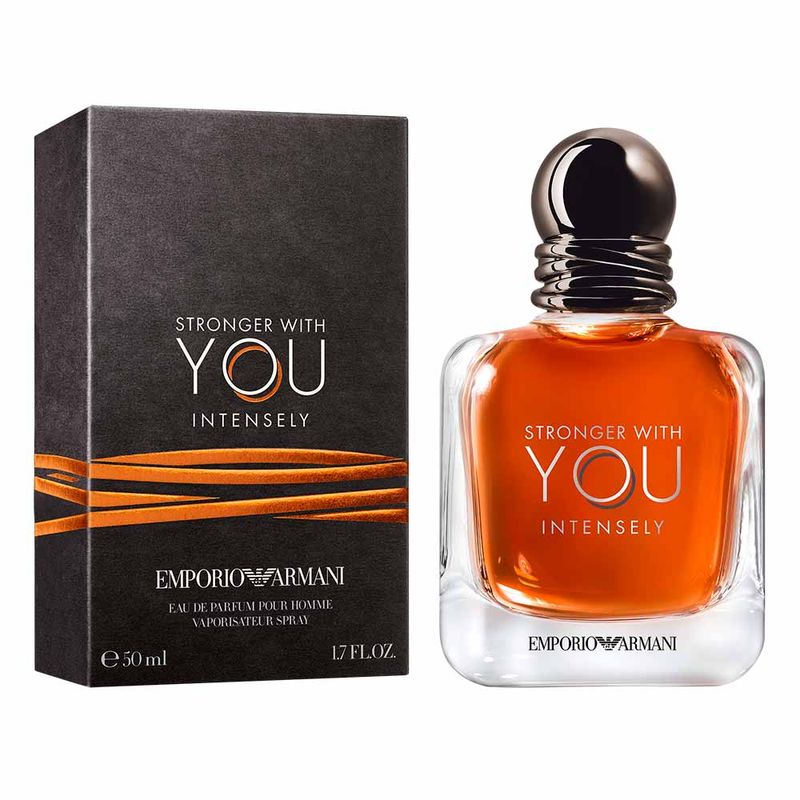 香水(男性用) STRONGER WITH YOU INTENSELY 100ml Perfume Stronger With You Intensely Giorgio Armani Masculino Eau