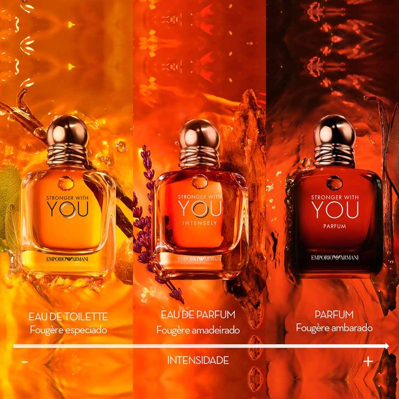 アルマーニ香水　Stronger With You Intensely Perfume Stronger With You Intensely Giorgio Armani Masculino